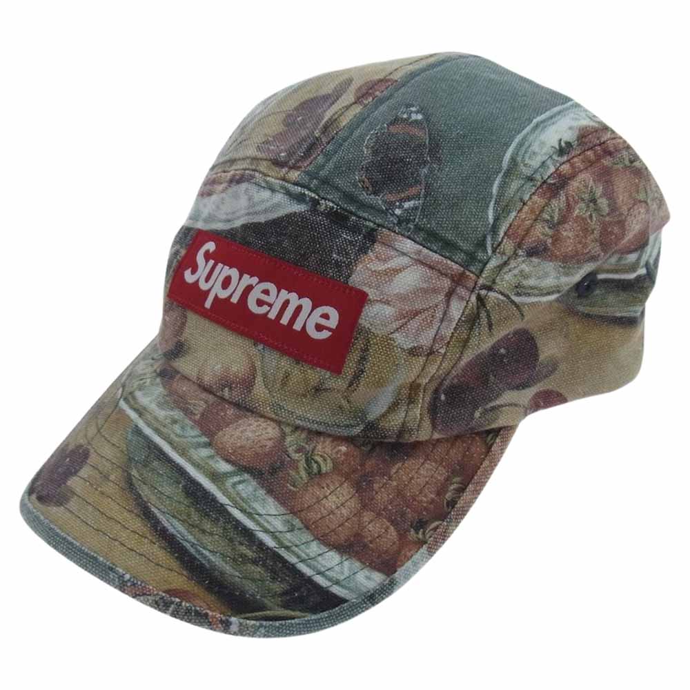 Supreme シュプリーム 23SS Strawberries Camp Cap MULTI ストロベリー キャンプ キャップ 帽子 マルチカラー系【美品】【中古】