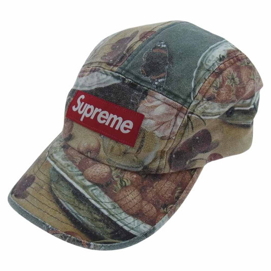 Supreme シュプリーム 23SS Strawberries Camp Cap MULTI ストロベリー キャンプ キャップ 帽子 マルチカラー系【美品】【中古】
