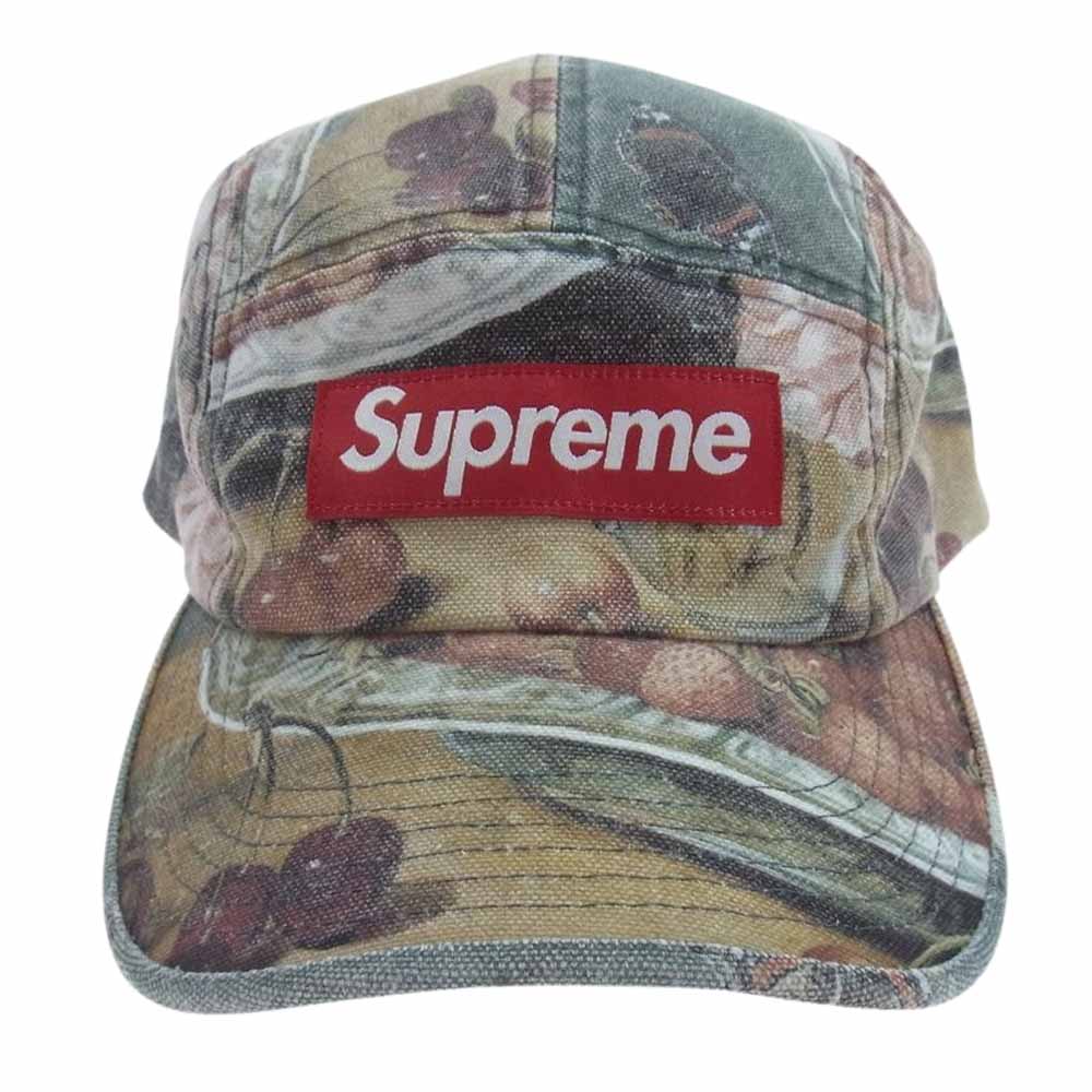Supreme シュプリーム 23SS Strawberries Camp Cap MULTI ストロベリー キャンプ キャップ 帽子 マルチカラー系【美品】【中古】