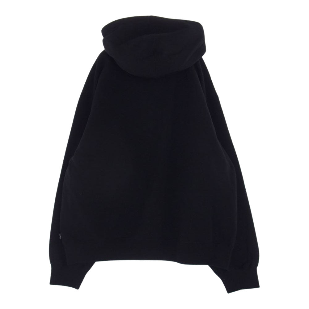 Supreme シュプリーム 22AW Small Box Zip Up Sweatshirt スモールボックスロゴ フルジップ ジップアップ パーカー ブラック系 L【美品】【中古】