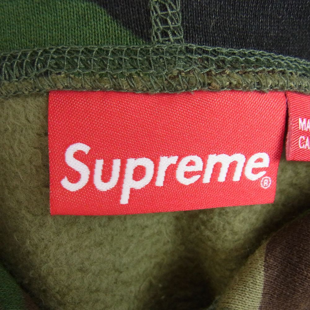 Supreme シュプリーム 21SS Swarovski S Logo Hooded Sweatshirt Camo スワロフスキー Sロゴ フーデッド スウェット パーカー カモフラ マルチカラー系 XL【美品】【中古】