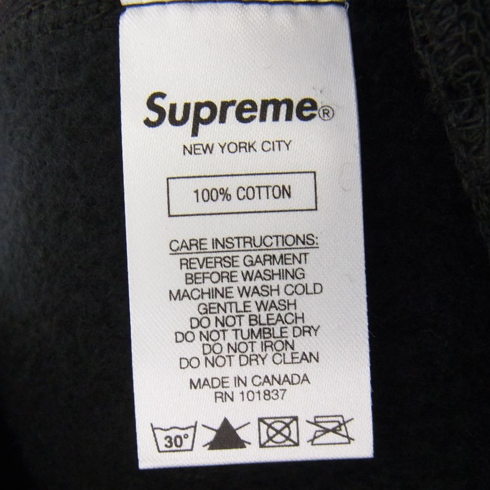 Supreme シュプリーム 21SS Swarovski S Logo Hooded Sweatshirt Black スワロフスキー Sロゴ フーデッド スウェット パーカー ブラック系 XL【新古品】【未使用】【中古】