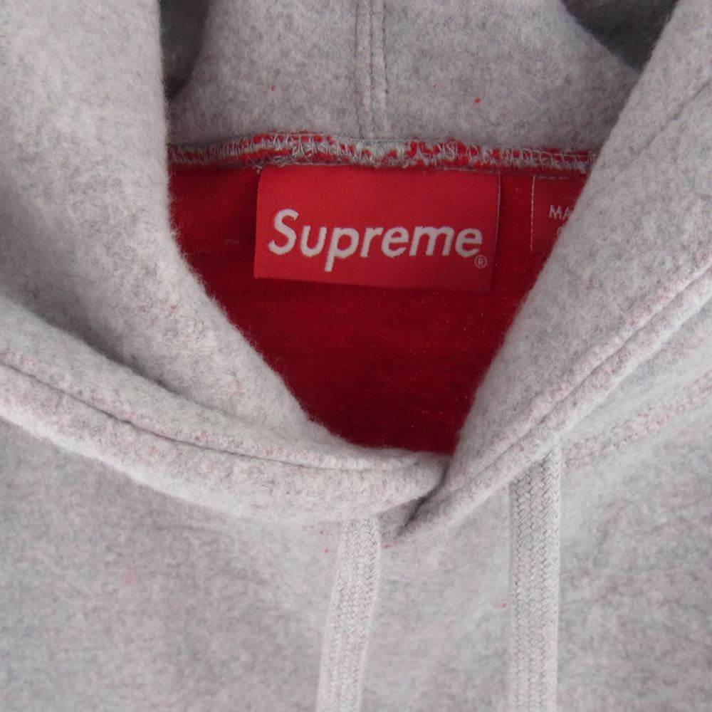 Supreme シュプリーム 23SS Inside Out Box Logo Hooded Sweatshirt Heather Grey インサイドアウト ボックスロゴ フーデッド スウェット パーカー グレー系 S【新古品】【未使用】【中古】