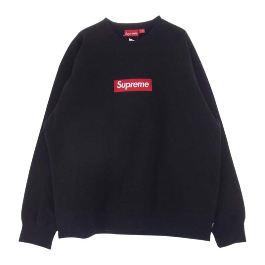 Supreme シュプリーム 22AW Box Logo Crewneck Black ボックスロゴ クルーネック スウェット トレーナー ブラック系 XL【新古品】【未使用】【中古】