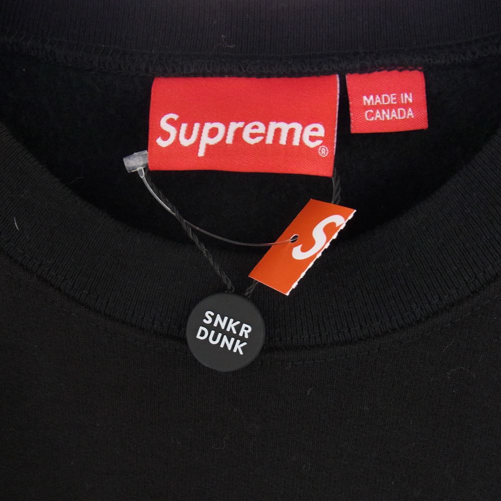 Supreme シュプリーム 22AW Box Logo Crewneck Black ボックスロゴ クルーネック スウェット トレーナー ブラック系 XL【新古品】【未使用】【中古】