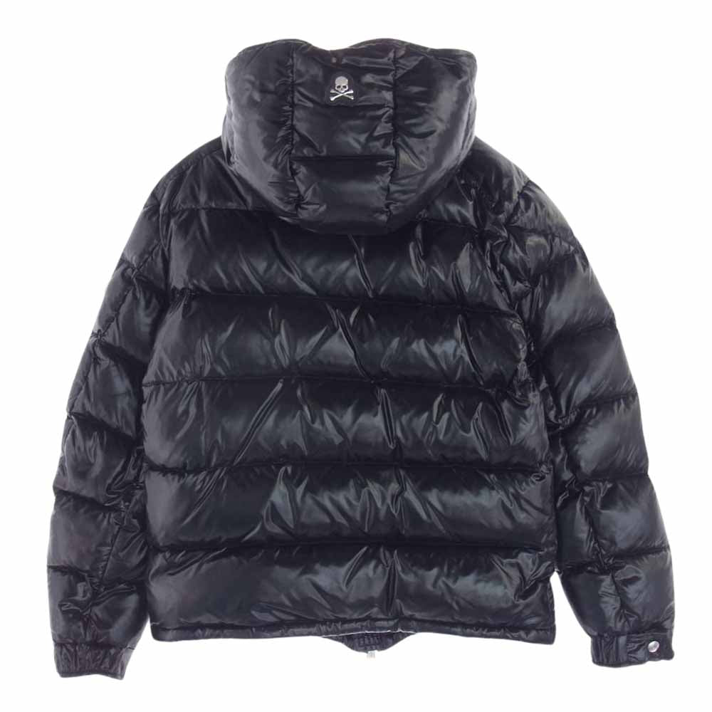 MONCLER モンクレール × mastermind JAPAN マスターマインドジャパン MAYA SHINY BLACK マヤ シャイニーブラック ダウンジャケット ブラック系 XS【中古】
