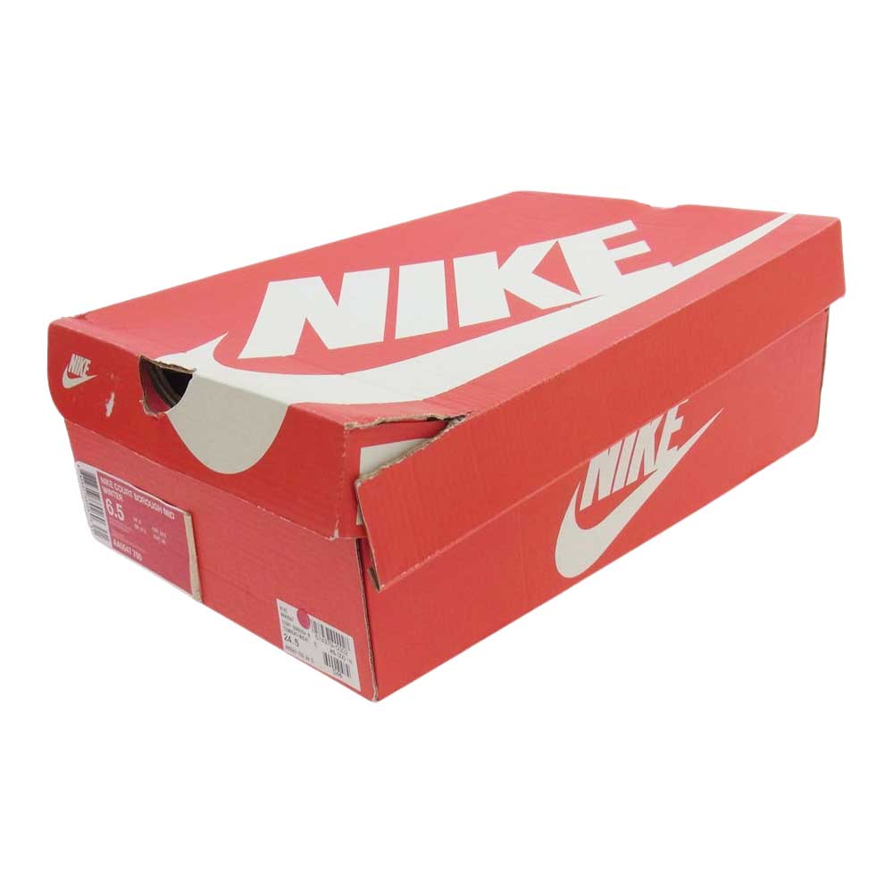 NIKE ナイキ AA0547-700 COURT BOROUGH MID WINTE コート バーロウ ミッドウィンター スニーカー ブラウン系 24.5cm【中古】