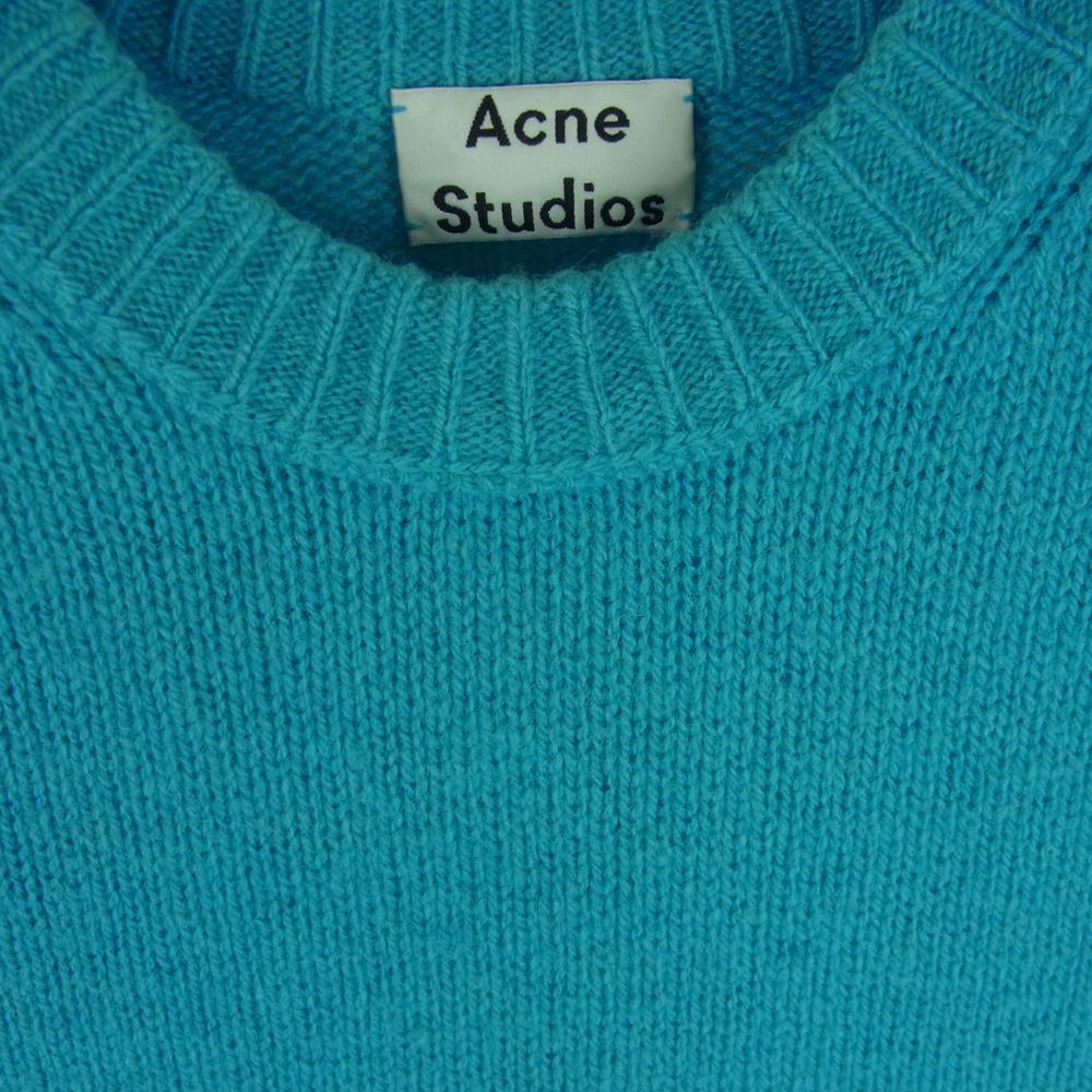Acne Studios クルーネックセーター　ティールブルー Acne Studios - Acne Studios クルーネックセーター ティールブルーの