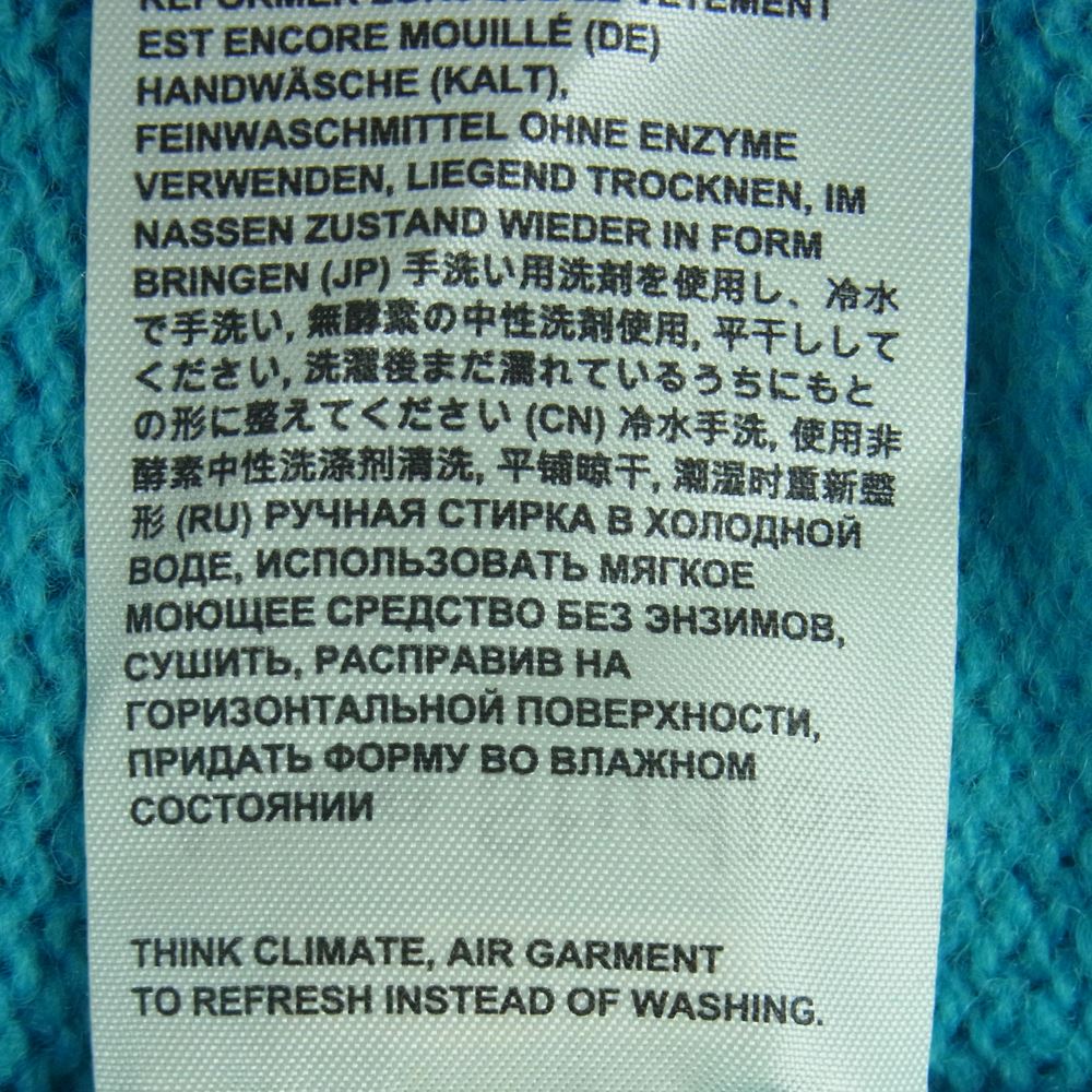 ACNE STUDIOS アクネストゥディオズ 29G173 ラムウール クルーネック ニット セーター 中国製 ライトブルー系 XS【中古】