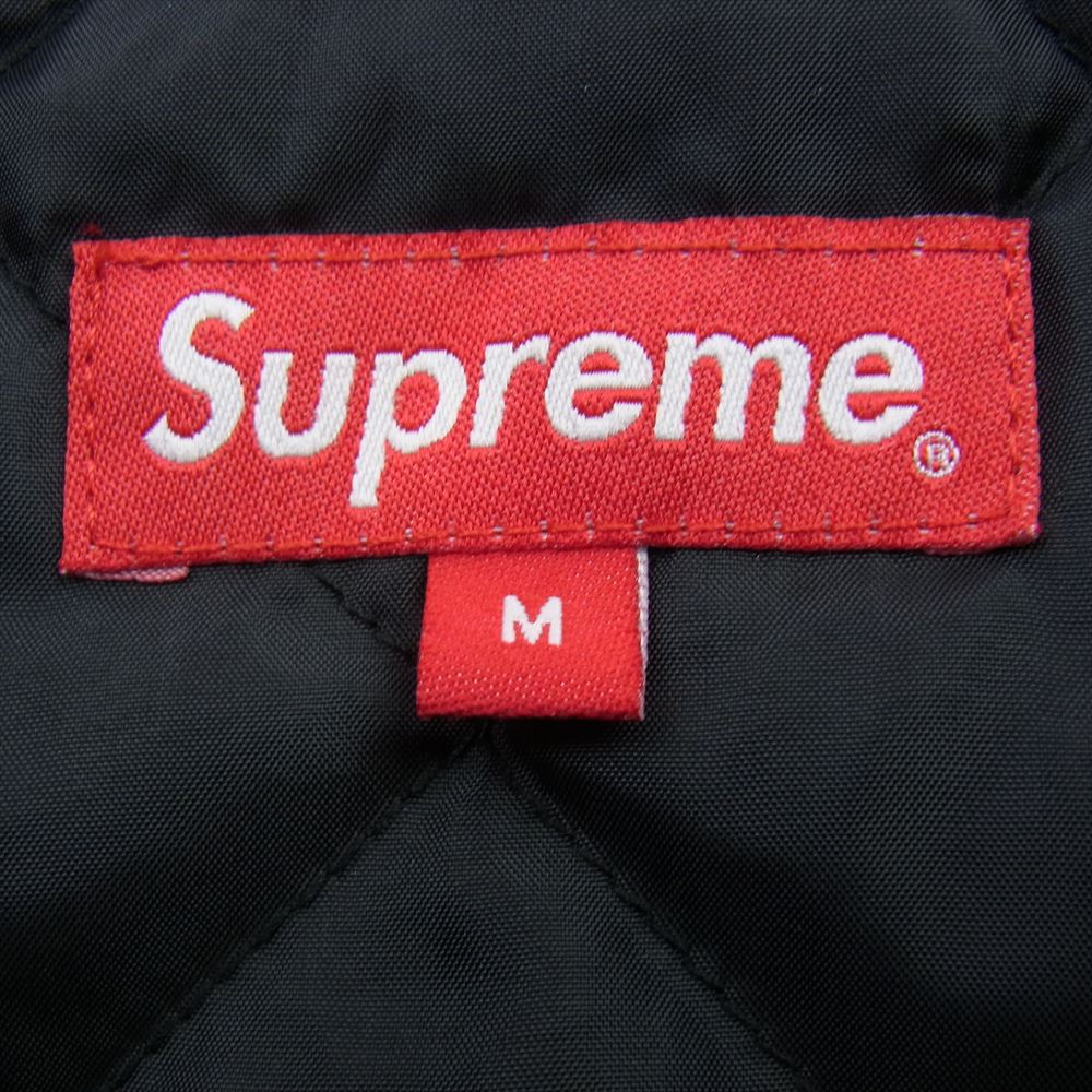 Supreme シュプリーム 18AW Dragon Work Jacket ドラゴン ワーク 中綿 ジャケット ブラック系 M【中古】