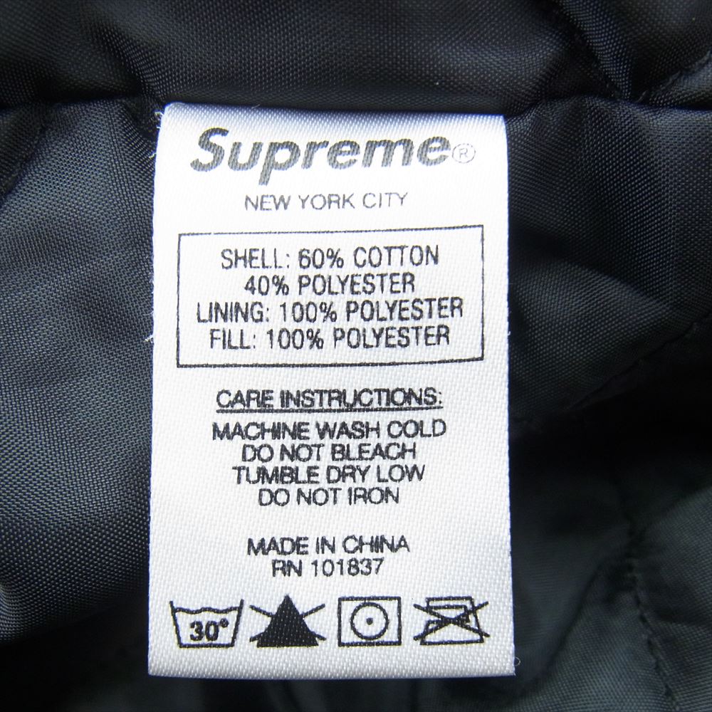 Supreme シュプリーム 18AW Dragon Work Jacket ドラゴン ワーク 中綿 ジャケット ブラック系 M【中古】