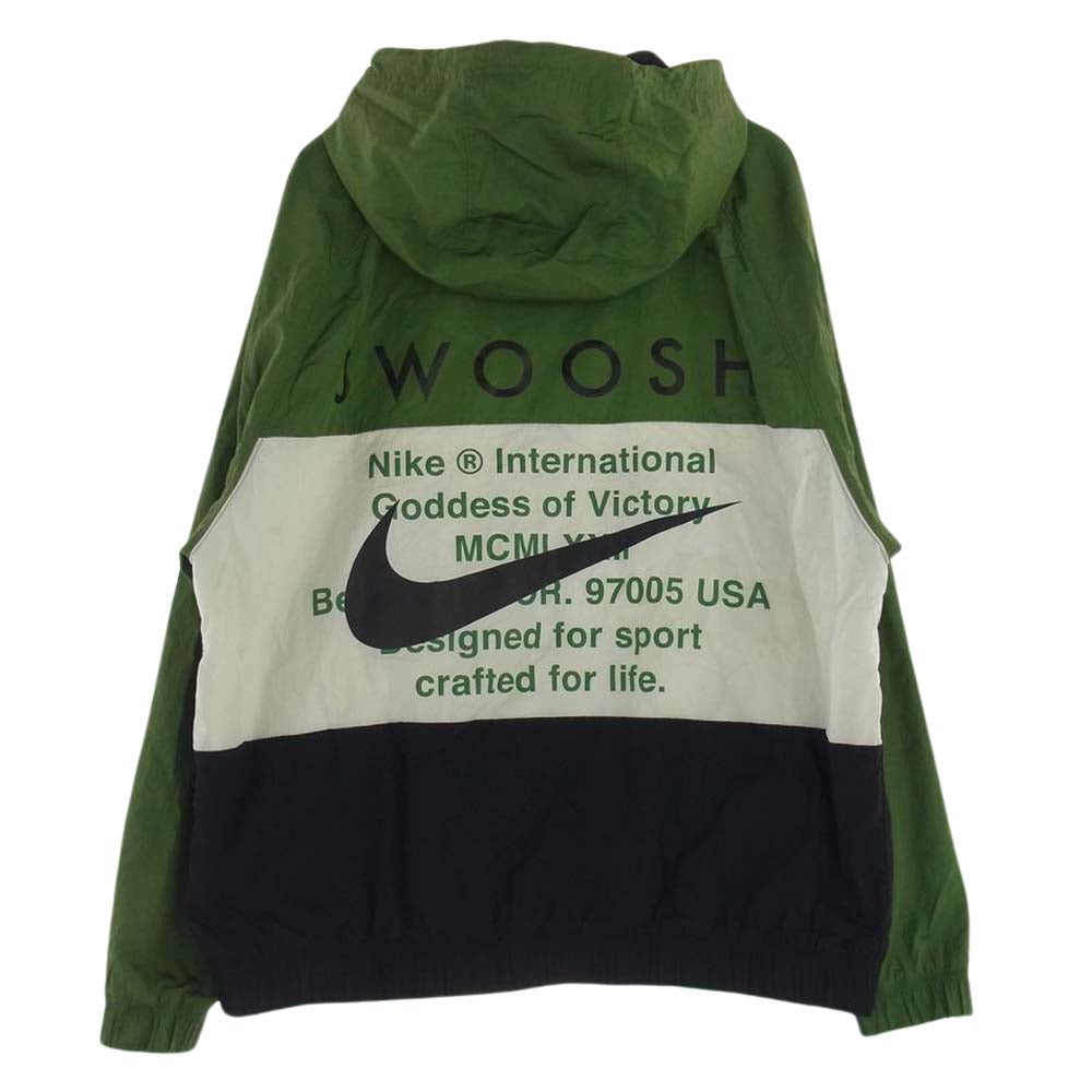 NIKE ナイキ CJ4889-010 SWOOSH HOODY WOVEN JACKET スウォッシュ フーディ ナイロン ジャケット マルチカラー系 XL【中古】