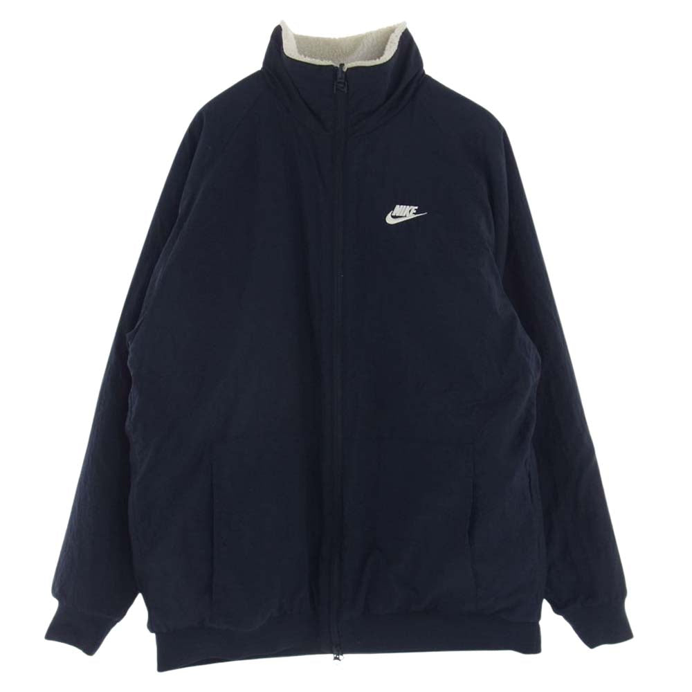 NIKE ナイキ BQ6546-114 BIG SWOOSH BOA JACKET ビッグ スウォッシュ ボア フリース ジャケット オフホワイト系 ブラック系 XXL【中古】