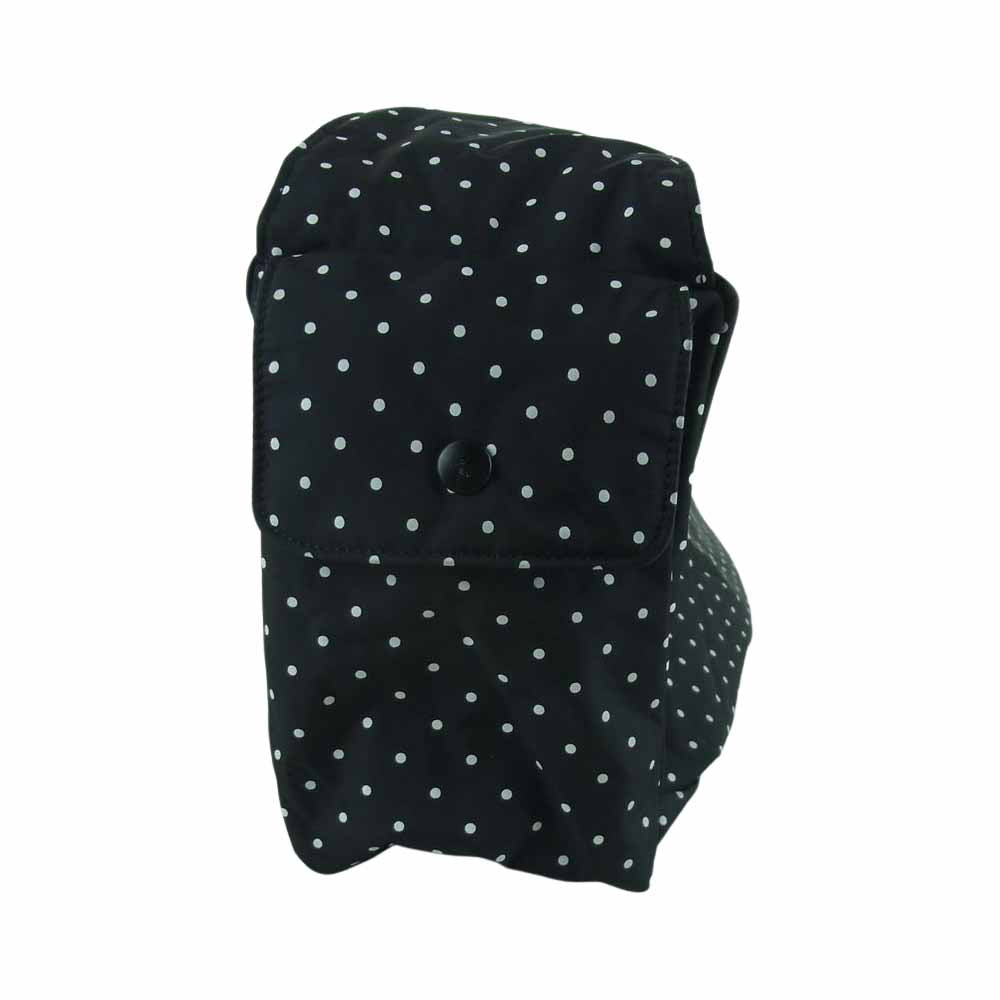 HEAD PORTER ヘッドポーター BLACKBEAUTY ブラックビューティー ドット柄 ショルダー バッグ ブラック系【中古】