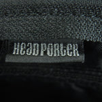 HEAD PORTER ヘッドポーター BLACKBEAUTY ブラックビューティー ドット柄 ショルダー バッグ ブラック系【中古】