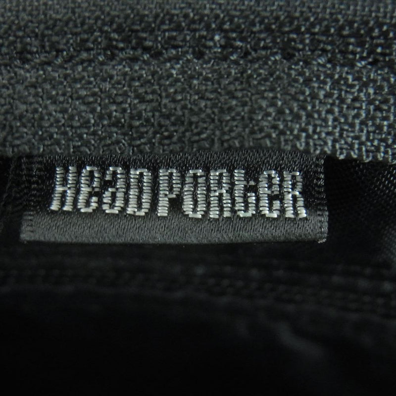 HEAD PORTER ヘッドポーター BLACKBEAUTY ブラックビューティー ドット柄 ショルダー バッグ ブラック系【中古】
