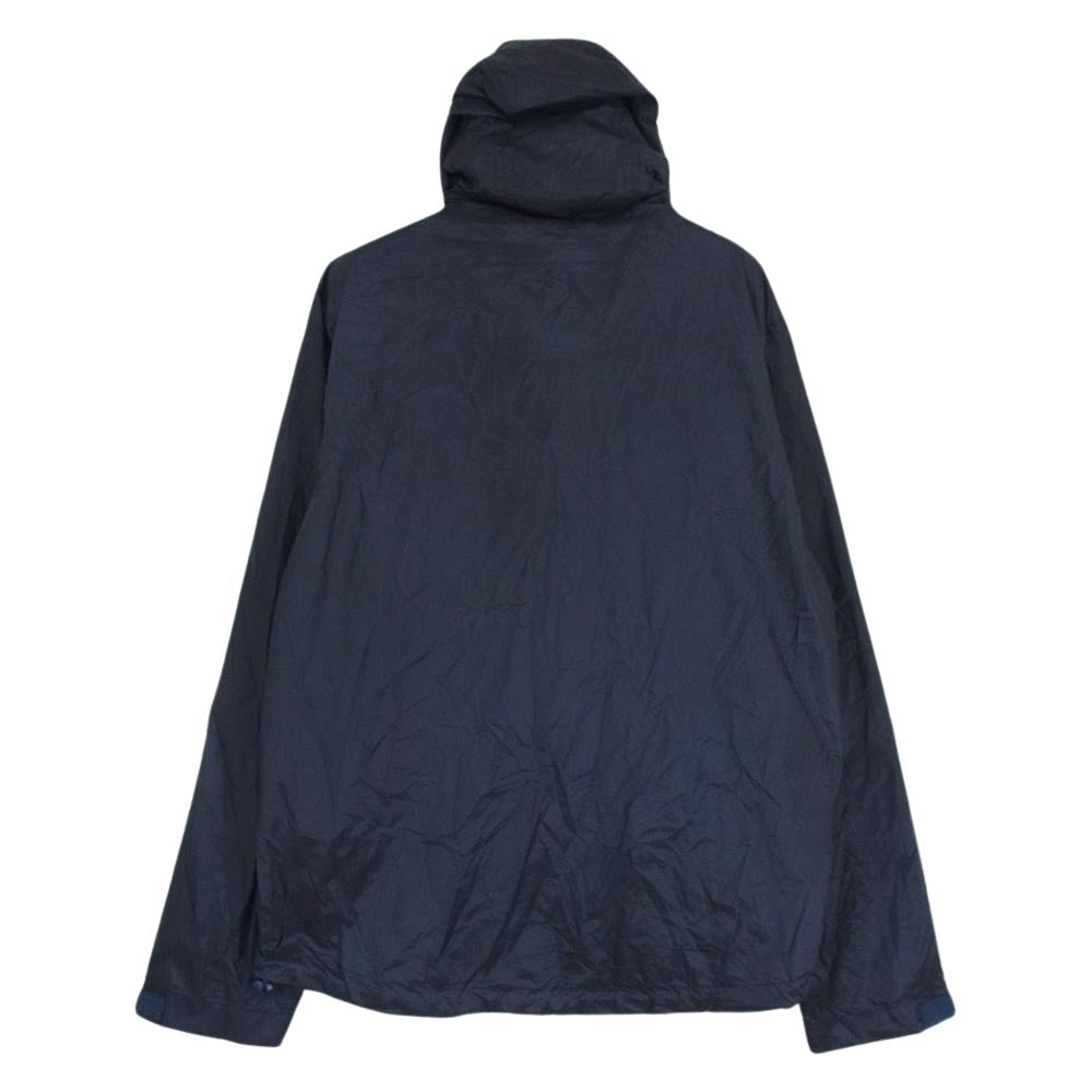 A BATHING APE アベイシングエイプ 001LJ0801005X センターロゴ ナイロン ジャケット ネイビー系 S【中古】