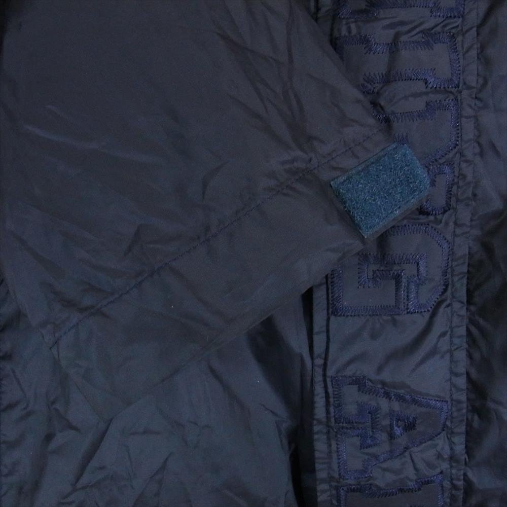 A BATHING APE アベイシングエイプ 001LJ0801005X センターロゴ ナイロン ジャケット ネイビー系 S【中古】
