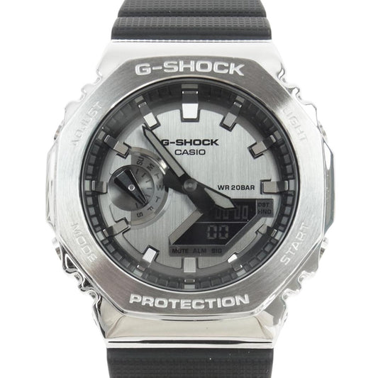 G-SHOCK ジーショック GM-2100-1AJF Metal Covered メタルカバード 腕時計 ウォッチ シルバー系 ブラック系【中古】