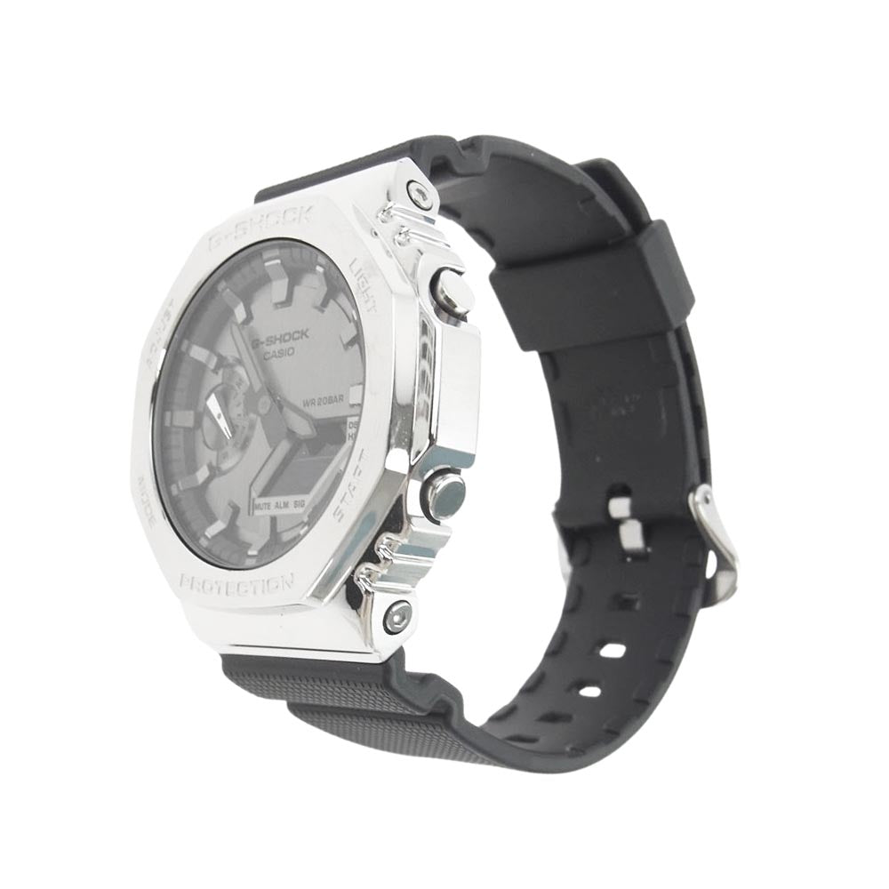 G-SHOCK ジーショック GM-2100-1AJF Metal Covered メタルカバード 腕時計 ウォッチ シルバー系 ブラック系【中古】