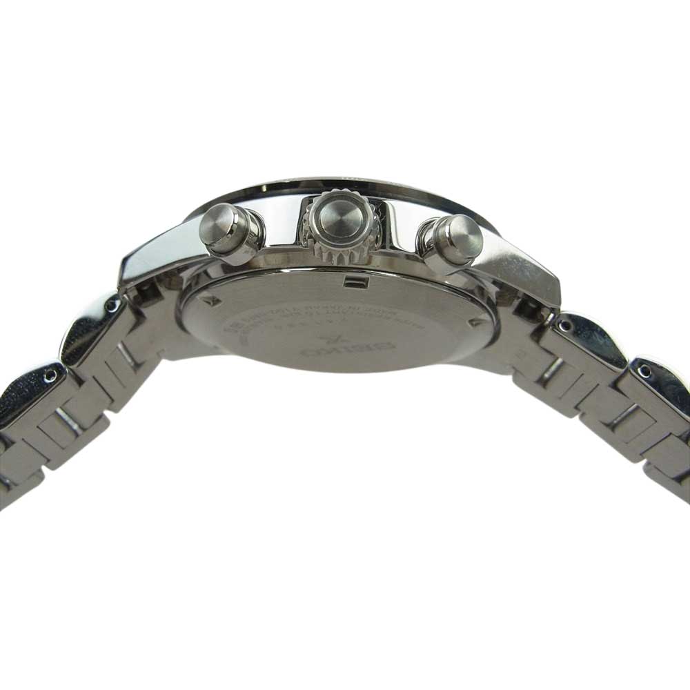 SEIKO セイコー SBDL085 Prospex プロスペックス スピードタイマー クロノグラフ ソーラー 腕時計 ウォッチ シルバー系【中古】