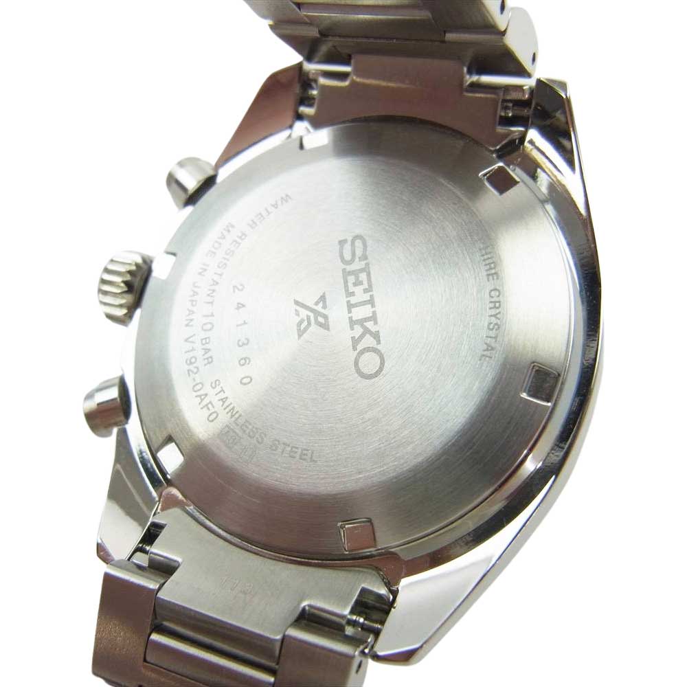 SEIKO セイコー SBDL085 Prospex プロスペックス スピードタイマー クロノグラフ ソーラー 腕時計 ウォッチ シルバー系【中古】