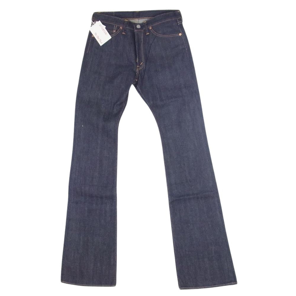 THE FLAT HEAD ザフラットヘッド LOT1007  フレア ブーツカット デニム パンツ インディゴブルー系 30【新古品】【未使用】【中古】