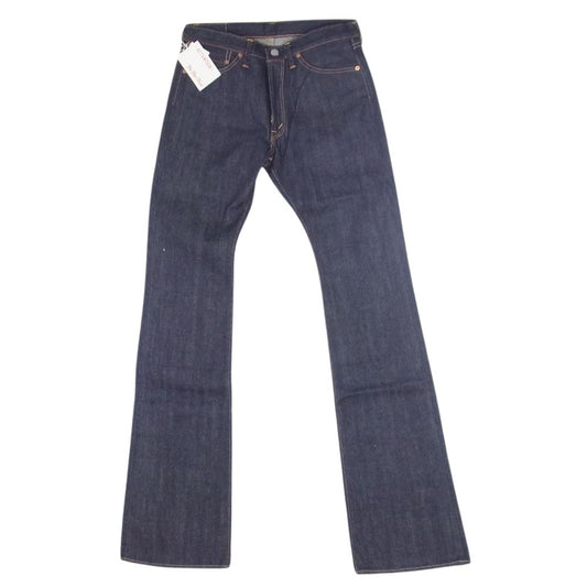 THE FLAT HEAD ザフラットヘッド LOT1007  フレア ブーツカット デニム パンツ インディゴブルー系 30【新古品】【未使用】【中古】