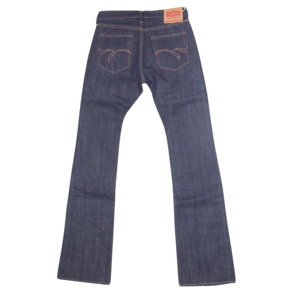 THE FLAT HEAD ザフラットヘッド LOT1007  フレア ブーツカット デニム パンツ インディゴブルー系 30【新古品】【未使用】【中古】