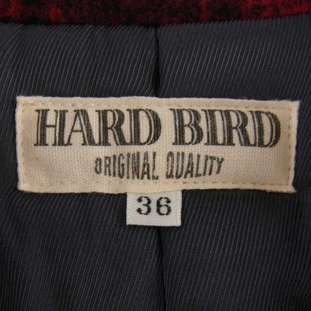 THE FLAT HEAD ザフラットヘッド HARDBIRD ウール ダブル ジャケット レッド系 ブラック系 36【美品】【中古】