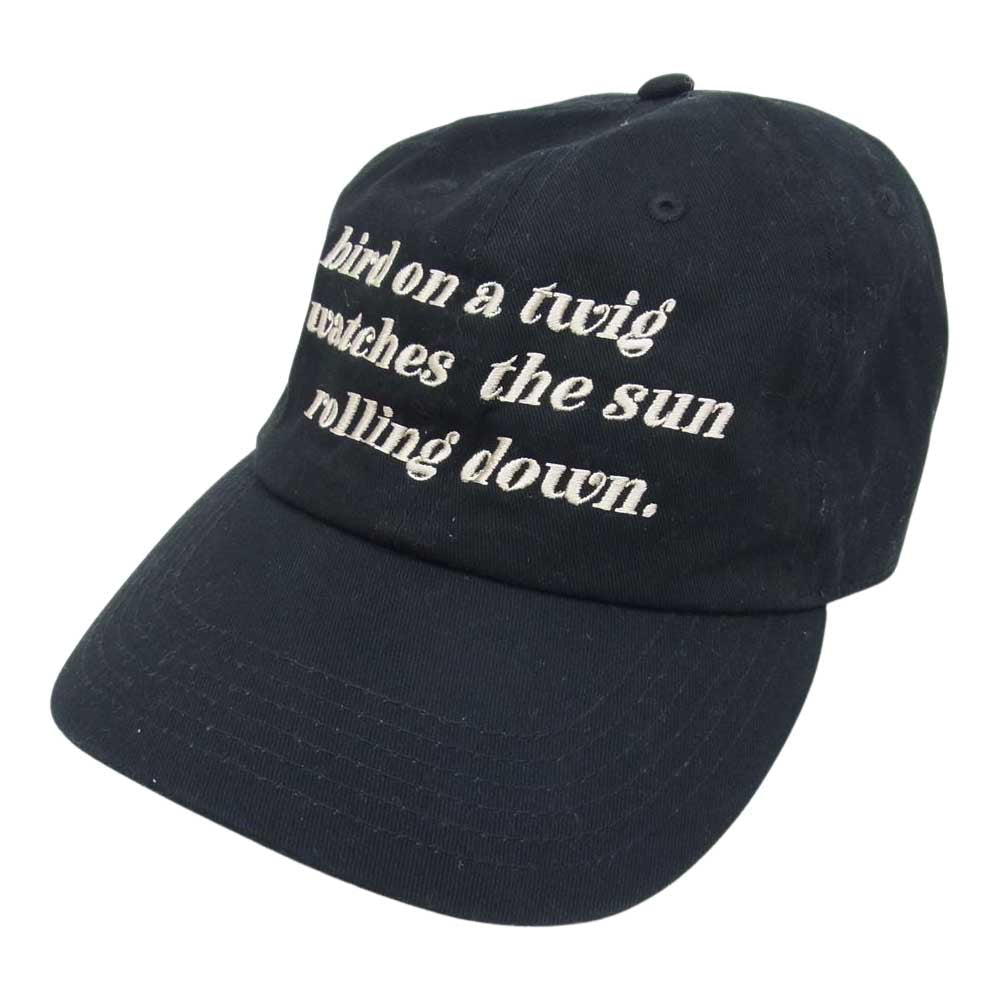 エムアンドエム × MASSES マシス COTTON CAP 刺繍 キャップ ブラック系 ONE　SIZE【中古】