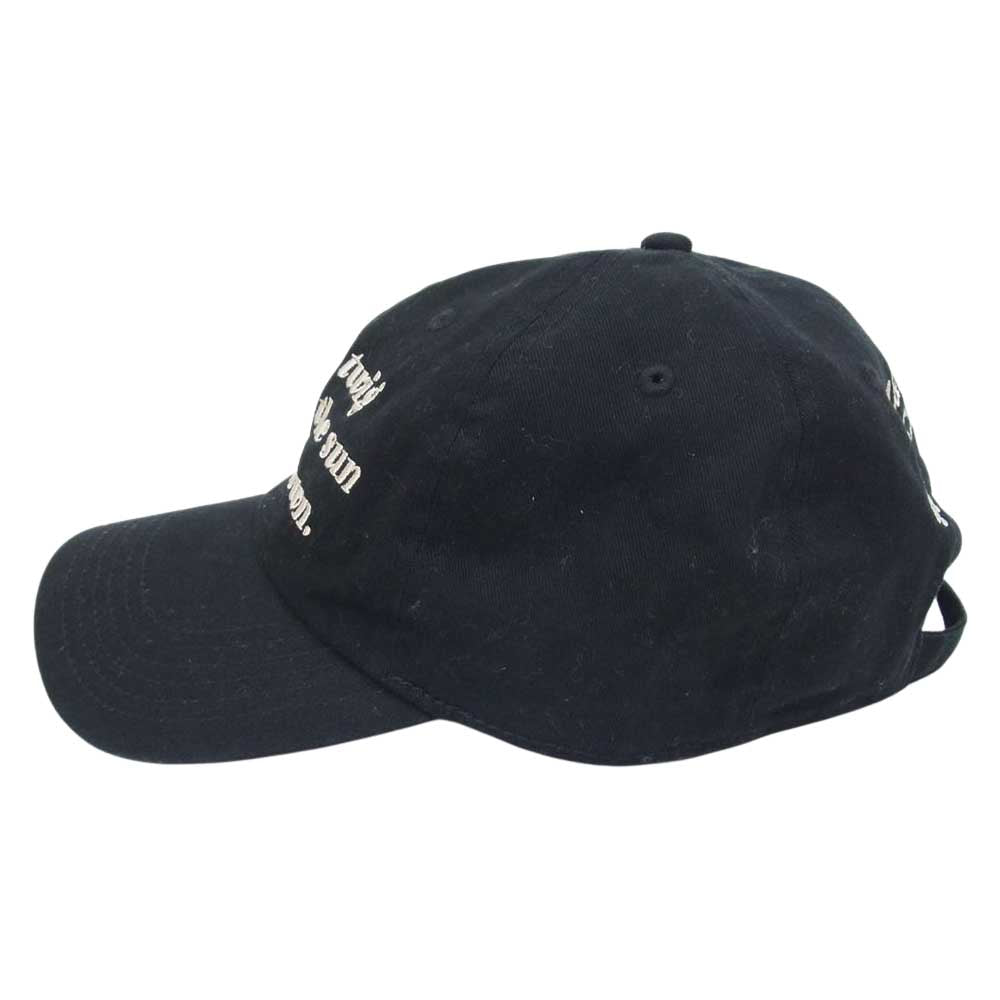 エムアンドエム × MASSES マシス COTTON CAP 刺繍 キャップ ブラック系 ONE　SIZE【中古】