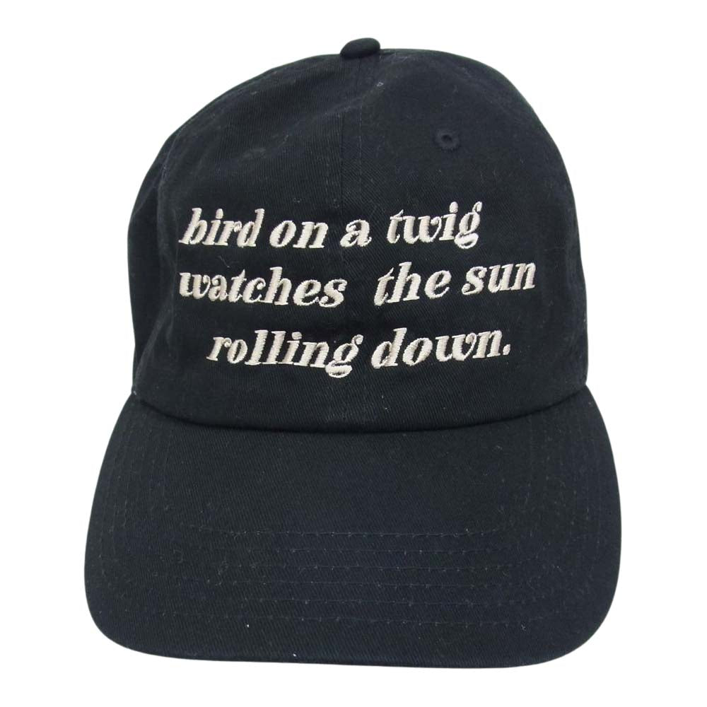 エムアンドエム × MASSES マシス COTTON CAP 刺繍 キャップ ブラック系 ONE　SIZE【中古】