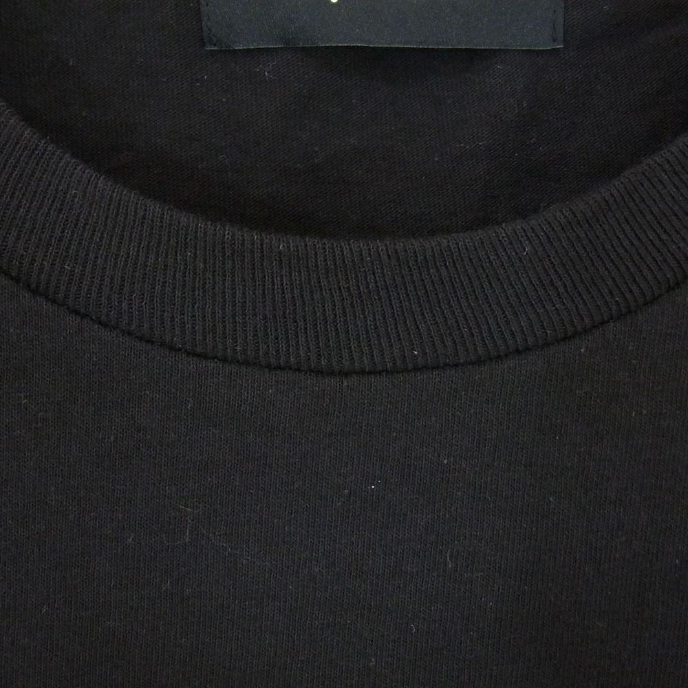 エムアンドエム 21AW × MASSES PRINT L/S TEE マシス コラボレーション プリント ロンT ブラック系 サイズ表記無【中古】