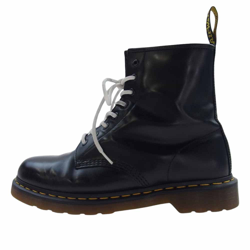 Dr.Martens ドクターマーチン 1460 8ホール レザー レースアップ ブーツ ブラック系 UK9【中古】