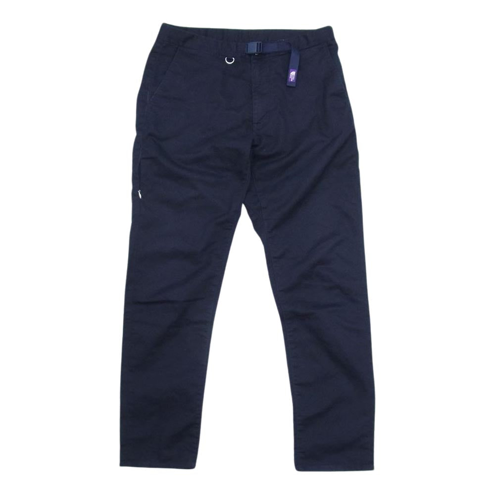 THE NORTH FACE ノースフェイス NT5700N PURPLE LABEL Stretch Twill Tapered Pants ストレッチ ツイル テーパード パンツ ネイビー系 32【中古】