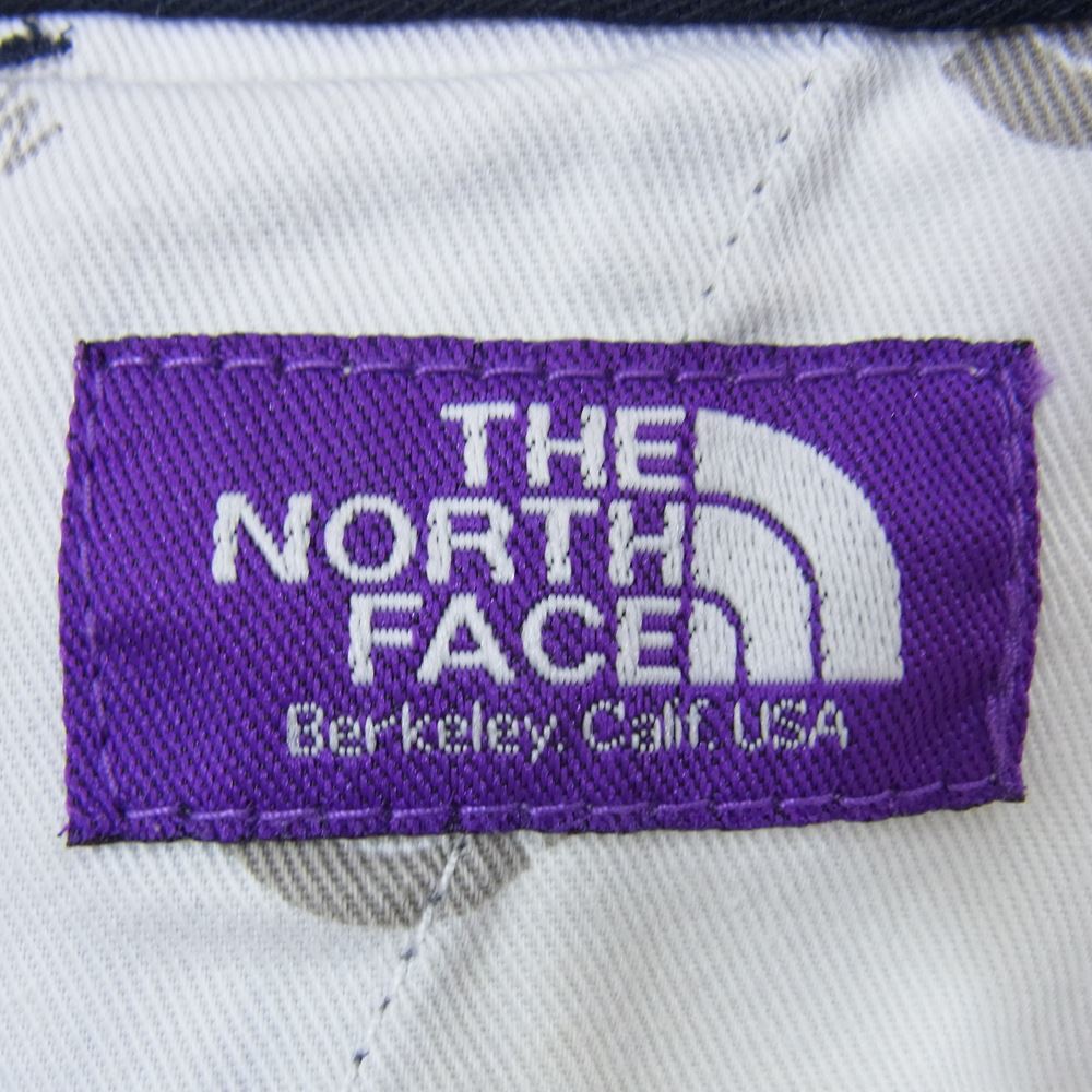 THE NORTH FACE ノースフェイス NT5700N PURPLE LABEL Stretch Twill Tapered Pants ストレッチ ツイル テーパード パンツ ネイビー系 32【中古】