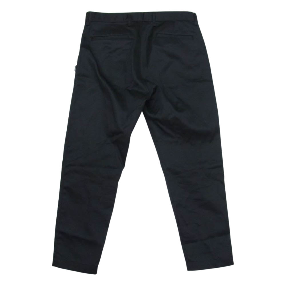 NEIGHBORHOOD ネイバーフッド 21AW 212AQNH-PTM01 CHECK.TWO TUCK ER-PT コットン パンツ  ブラック系 M【中古】
