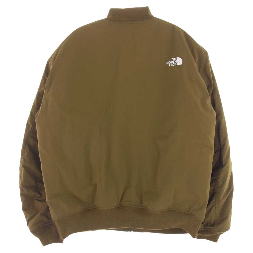 THE NORTH FACE ノースフェイス NY82132 INSULATION BOMBER JACKET インサレーション ボンバー ジャケット カーキ系 XL【中古】