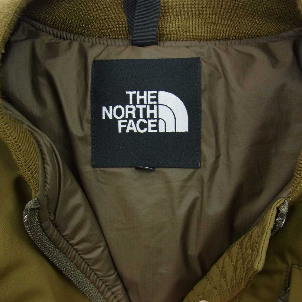 THE NORTH FACE ノースフェイス NY82132 INSULATION BOMBER JACKET インサレーション ボンバー ジャケット カーキ系 XL【中古】