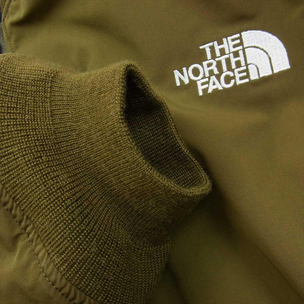 THE NORTH FACE ノースフェイス NY82132 INSULATION BOMBER JACKET インサレーション ボンバー ジャケット カーキ系 XL【中古】
