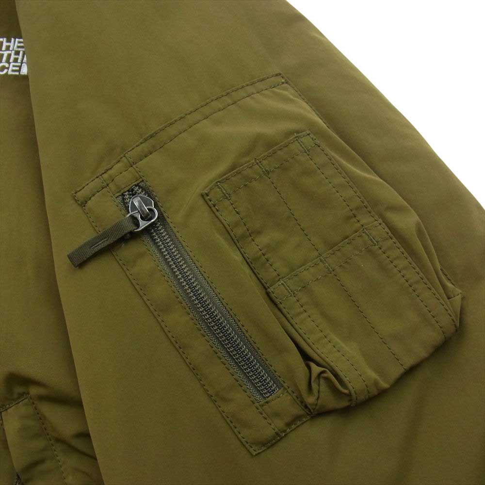 THE NORTH FACE ノースフェイス NY82132 INSULATION BOMBER JACKET インサレーション ボンバー ジャケット カーキ系 XL【中古】