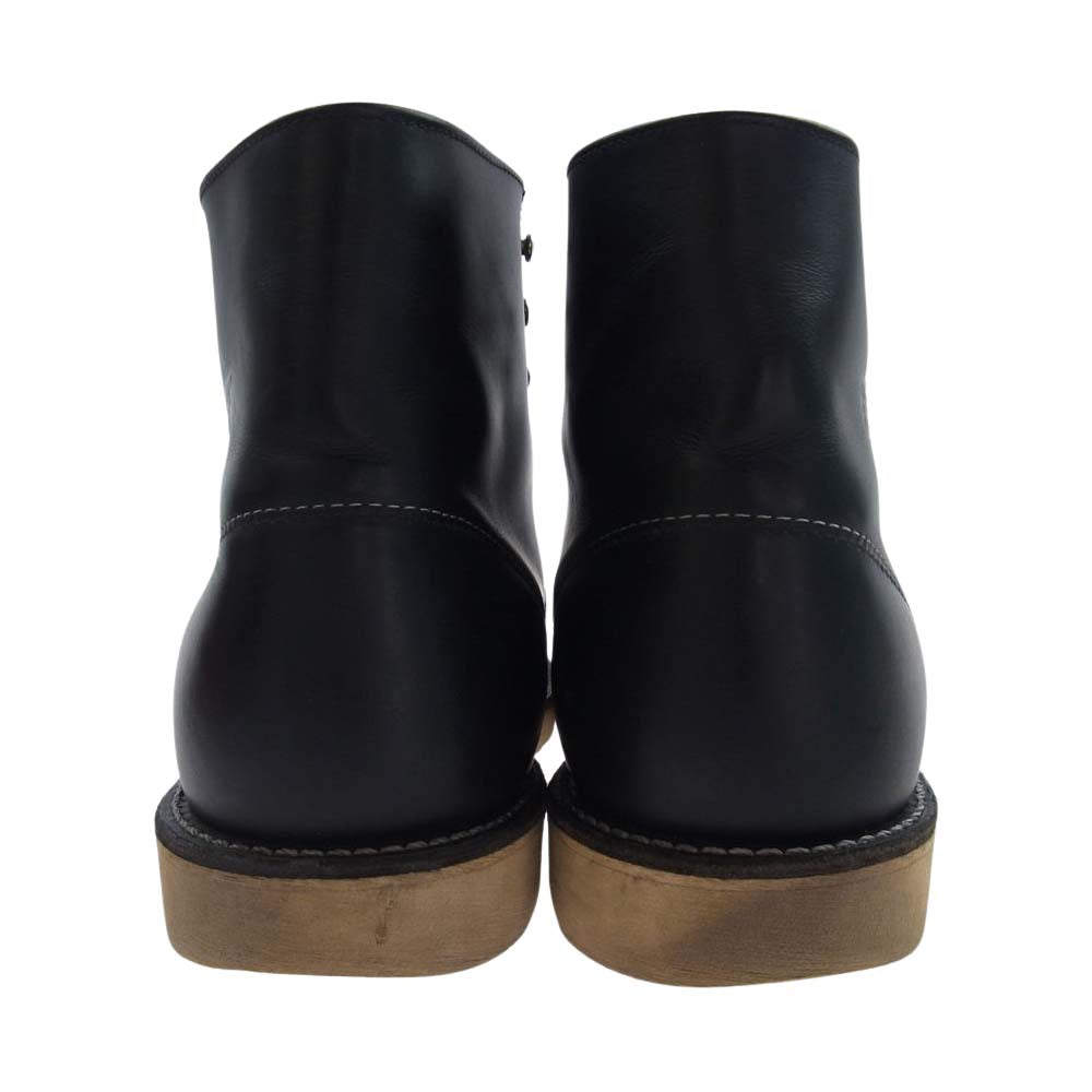 RED WING レッドウィング 8165 6inch Classic Round クラシック ラウンドトゥ アイリッシュセッター レザー ブーツ ブラック系 USA10【中古】