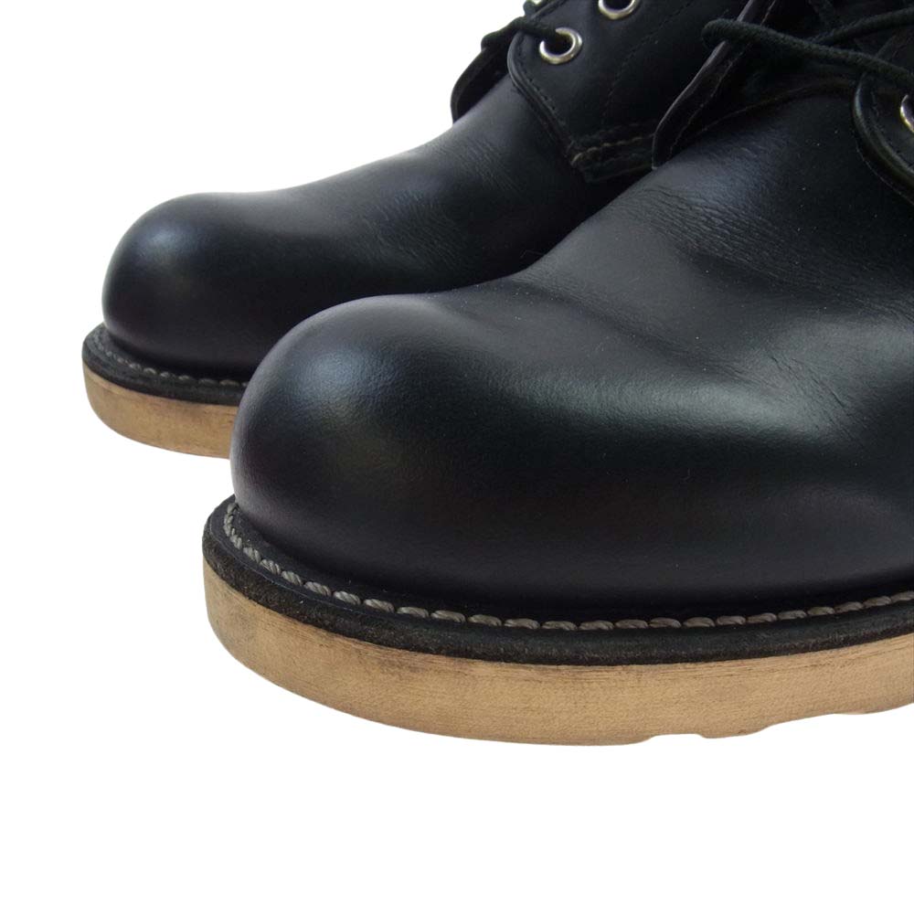 RED WING レッドウィング 8165 6inch Classic Round クラシック ラウンドトゥ アイリッシュセッター レザー ブーツ ブラック系 USA10【中古】