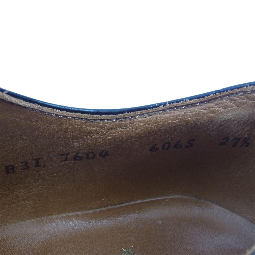 GLADHAND & Co. グラッドハンド 606S GHEB SADDLE SHOES サドル レザー ドレス シューズ ブラック ブラック系 27.5【中古】