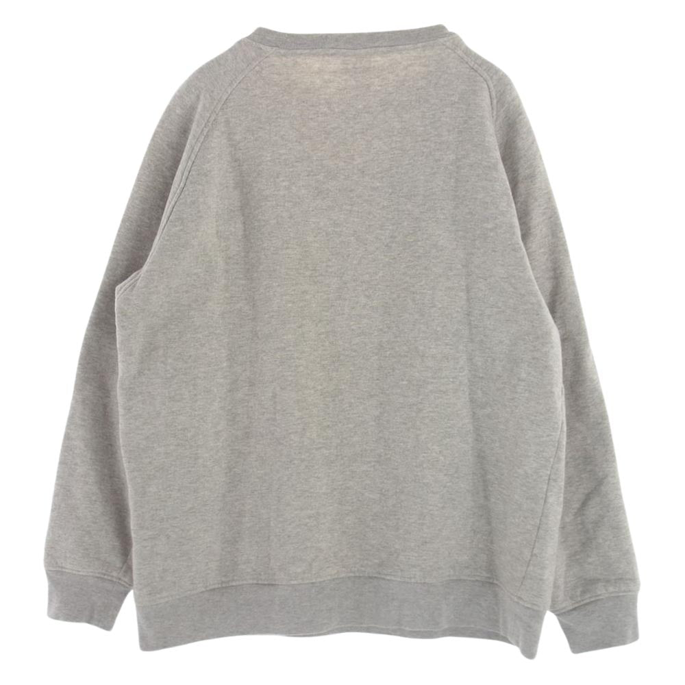 COMOLI コモリ 21SS T01-05002 コットン 吊裏毛 クルーネック スウェット トレーナー グレー系 1【中古】