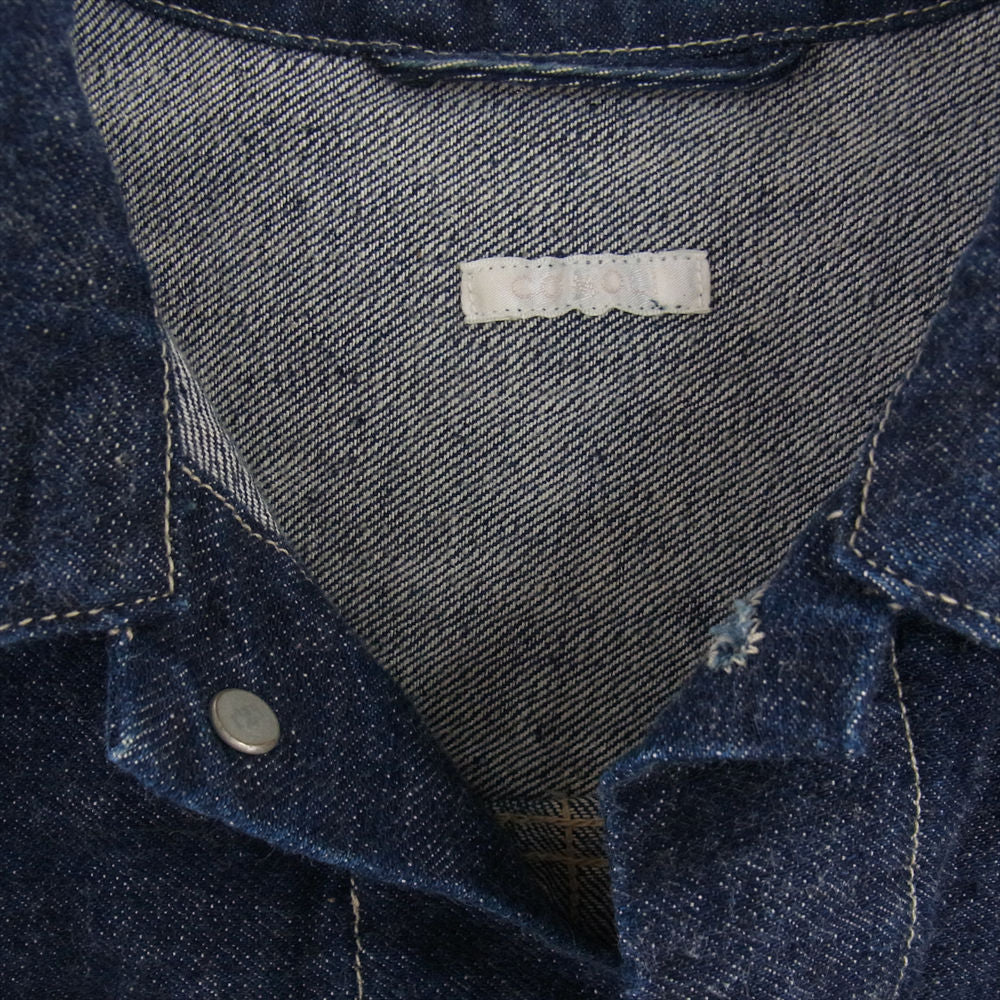 COMOLI コモリ 21SS T01-01003 デニムジャケット インディゴブルー系 1