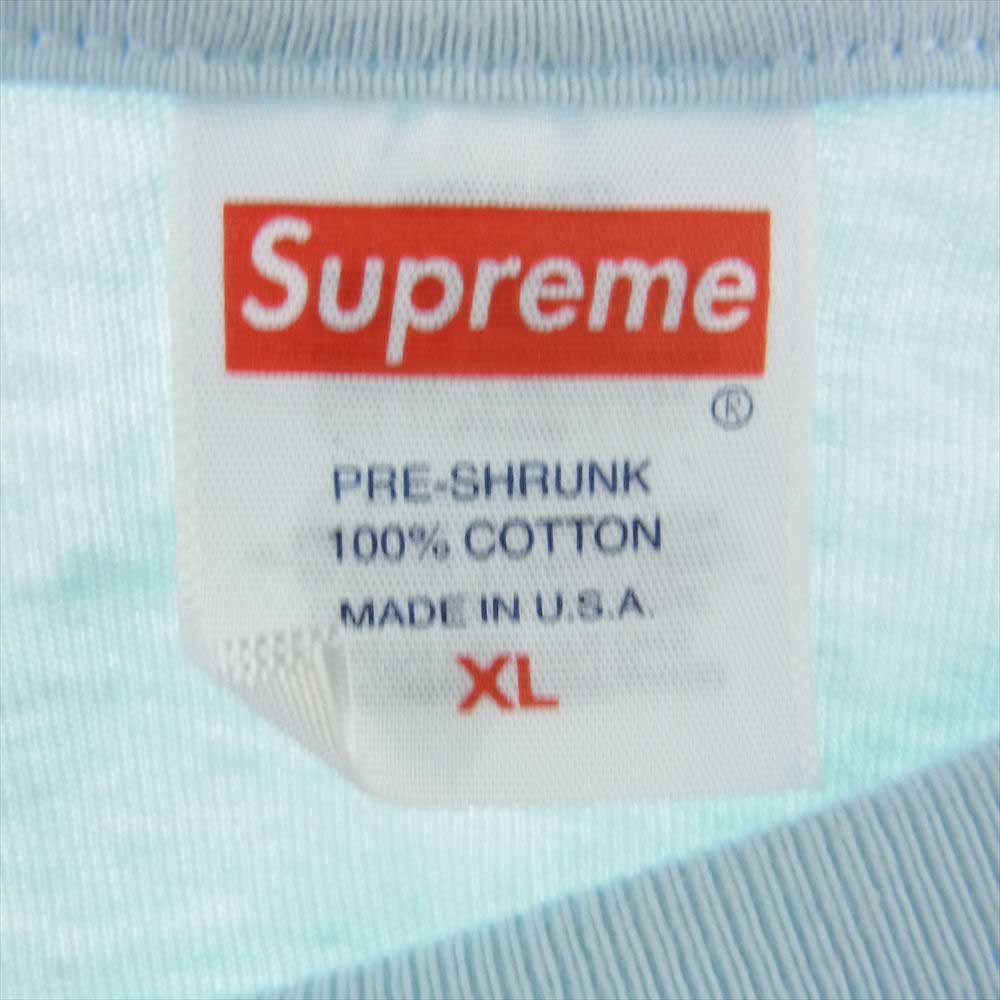 Supreme シュプリーム 22AW PiL Tee ロゴ 半袖 Tシャツ ライトブルー系 XL【新古品】【未使用】【中古】