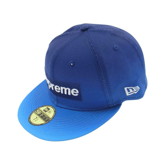 Supreme シュプリーム 23SS × New Era ニューエラ Gradient Box Logo グラディエント ボックス ロゴ キャップ ブルー系 60.6cm【新古品】【未使用】【中古】
