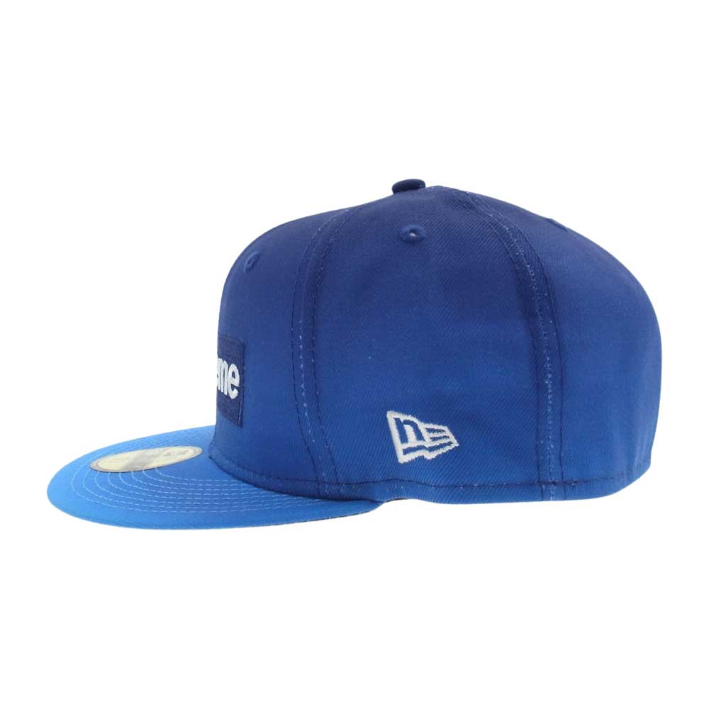Supreme シュプリーム 23SS × New Era ニューエラ Gradient Box Logo グラディエント ボックス ロゴ キャップ ブルー系 60.6cm【新古品】【未使用】【中古】